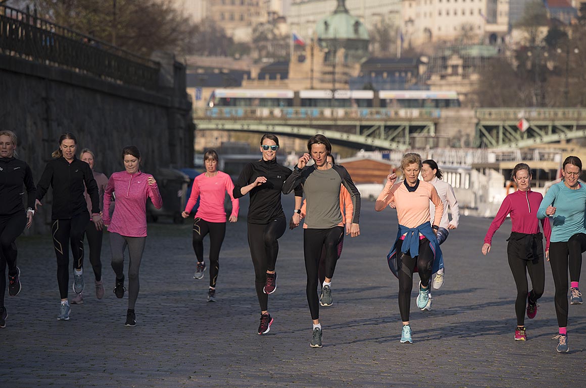 Prag Halvmaraton med Resia, Malin Ewerlöf & Petra Månström