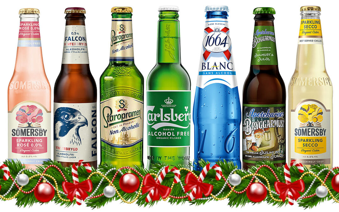 Bästa alkoholfria dryckerna till jul och nyår från Carlsberg