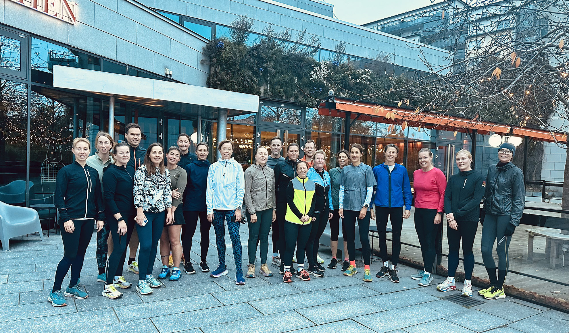 Löparevent med Petra Månström och Malin Ewerlöf på Courtyard by Marriott Stockholm